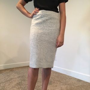 Zara Wool-like Knit Pencil Skirt